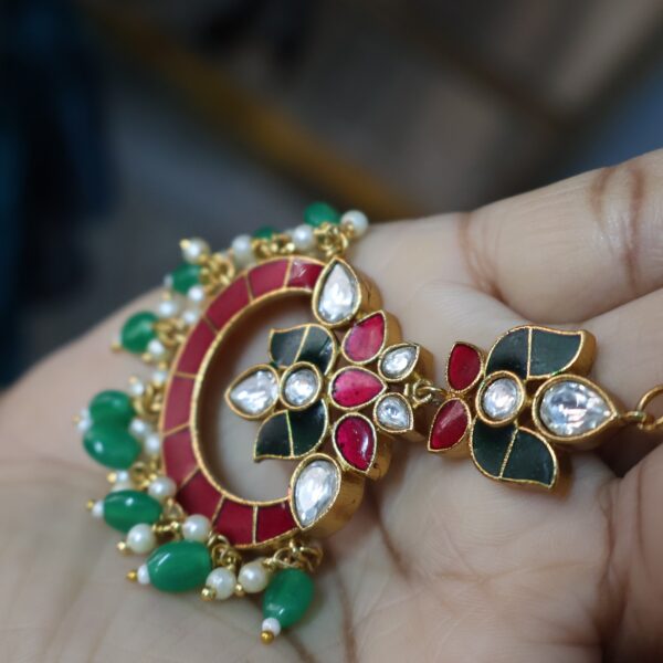 Exquisite Traditional Maang Tikka - Image 2