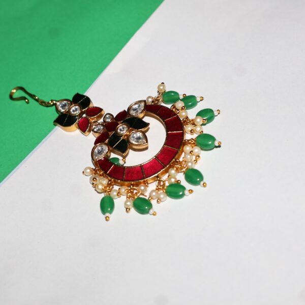 Exquisite Traditional Maang Tikka - Image 3